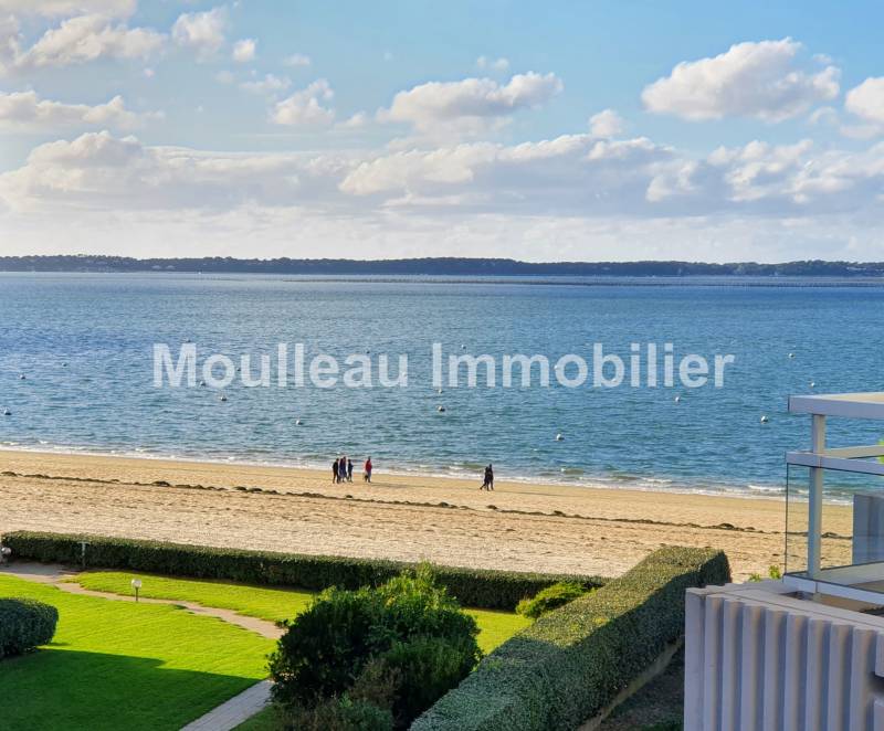 Vue sur la plus belle plage d'Arcachon