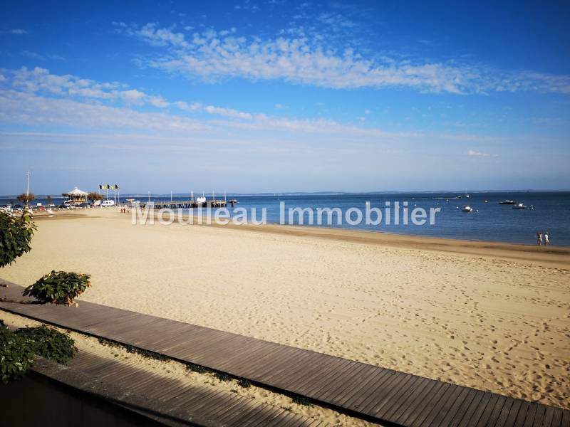 appartement T3 première ligne terrasse vue mer Arcachon